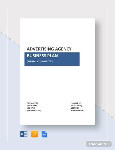 Free Advertising Agency Business Plan Templates In Pdf Ms Word