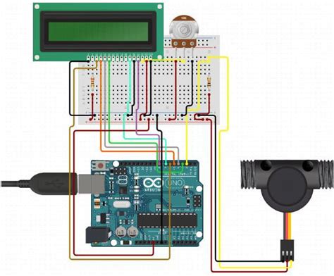 Measuring Water Flow Rate Using Arduino And Flow Sensor Arduino Maker Pro