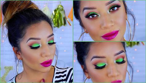 Watermelon Makeup Green And Pink Youtube