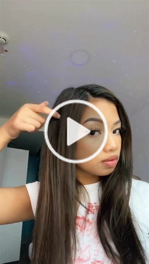 Tiktok Hairstyles Rubber Band Hairstyles Brazilian Straight Hair