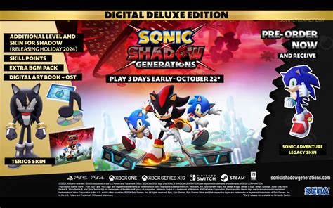 Sonic X Shadow Generations Release Date New Screenshots