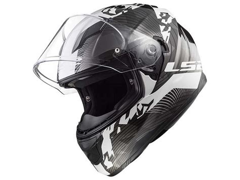 Capacete Ls Ff Stream Evo Hype Black White Titanium Tam Xs