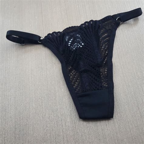 Tanga Fio Duplo Frente Em Renda Lingerie BR Atacado Para