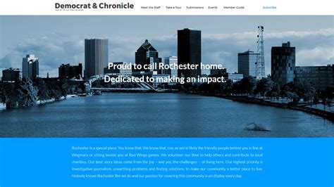 Democrat and Chronicle: How to connect with the D&C newsroom