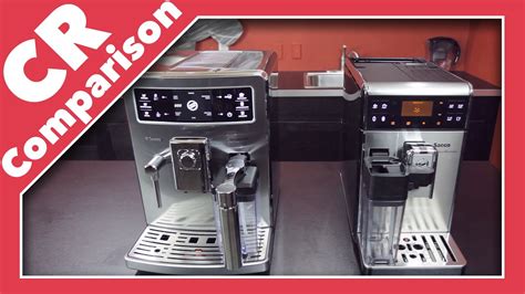 Saeco Xelsis Evo Vs Gran Baristo Cr Comparison Youtube