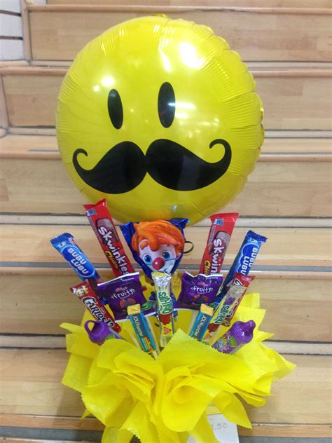 Arreglo Globos Con Dulces Para Cualquier Ocasión Balloon Basket Balloon T Birthday