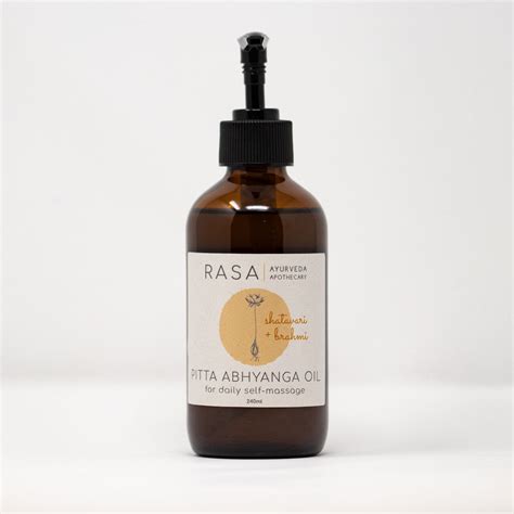 Pitta Abhyanga Oil | Rasa Ayurveda