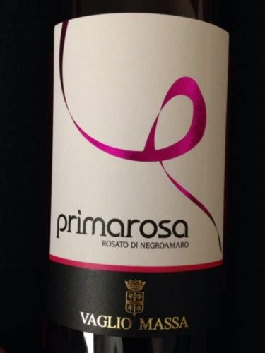 Vaglio Massa Primarosa Rosato Di Negroamaro Vivino