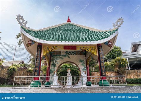 Tourist Point Of Cebu Taoist Temple Cebu City Philippines Stock Image