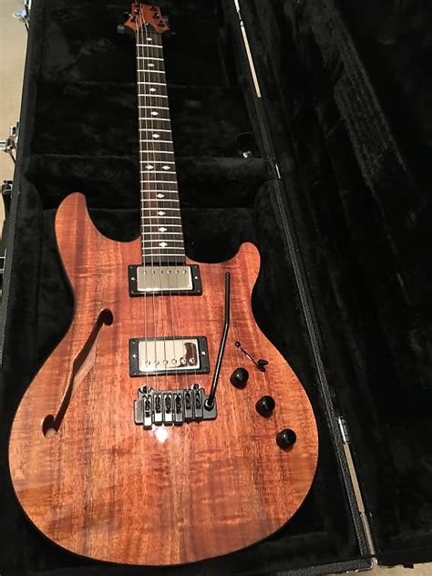 Warmoth Carved Top Vip Mahogany Koa Reverb