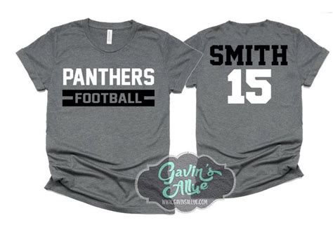 Football Shirts Football Shirt Football Spirit Wear - Etsy | Football ...