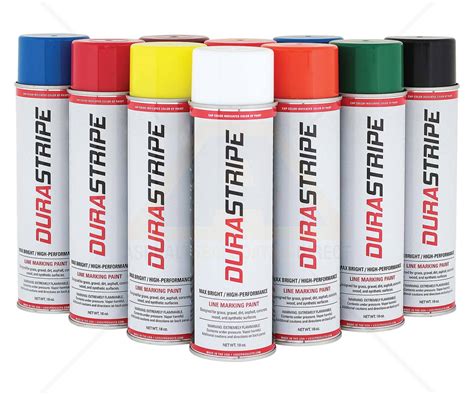 Case Of 18oz T Tip Aerosol Line Striping Paint For Asphalt Or Concrete