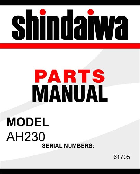 Parts Manual - Shindaiwa Parts Online