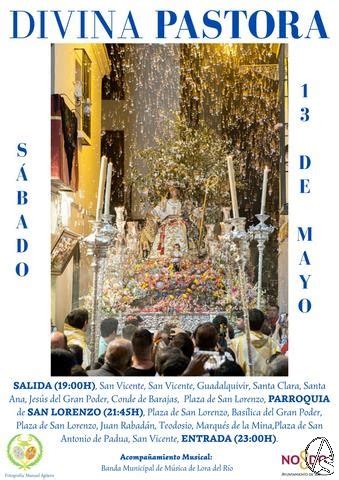 Hoy Salida Procesional De La Divina Pastora De San Antonio