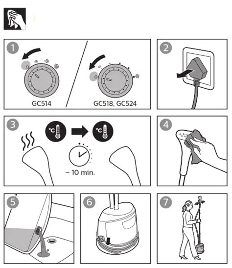 PHILIPS GC Series EasyTouch Plus Garment Steamer User Manual