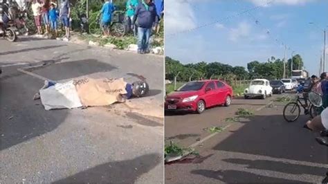 Colisão Entre Motos E Caminhão Deixa Uma Pessoa Morta E Outra Ferida Em