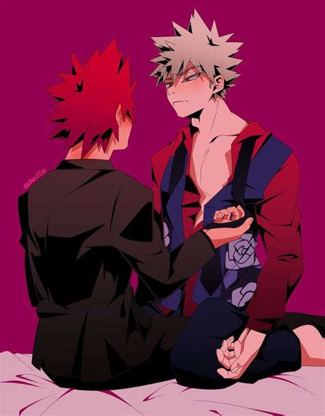 Kirishima X Bakugou ~° Cute Anime Character Best Anime Shows Drawing Cartoon Faces