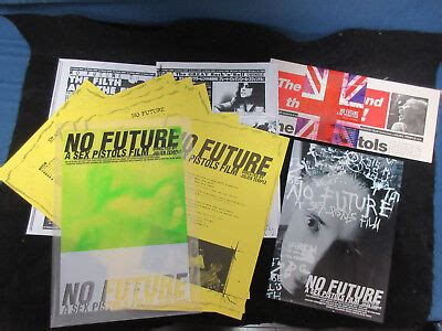 No Future Sex Pistols Film By Julien Temple Japan Promo Press Release