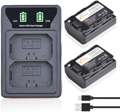 Amazon Pickle Power Np Fz Battery And Led Display Dual Charger