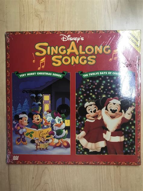 Disney Christmas Sing Along Songs LaserDisc, Hobbies & Toys ...