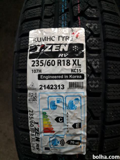 18-col, nove zimske pnevmatike, Kumho 235/60