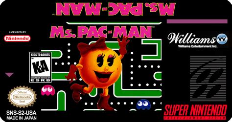 Gamer Labels Ms Pac Man