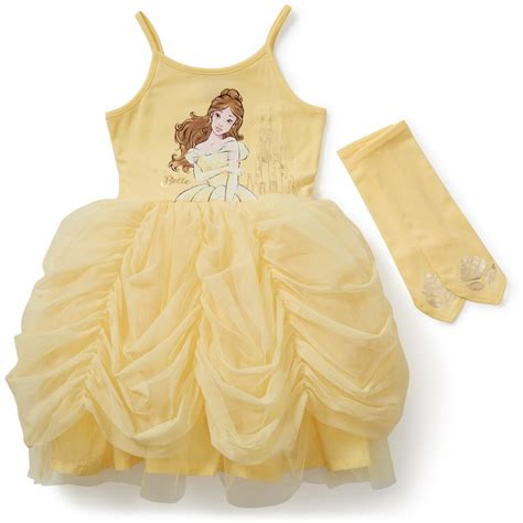 Disney Kids Princess Belle Dress - Yellow | BIG W