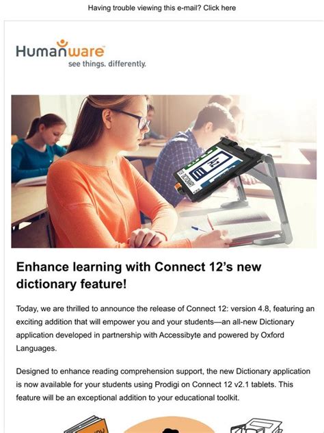 Humanware Uk Enhance Learning With Connect S New Dictionary Feature