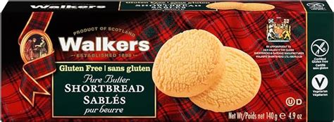 Walker S Shortbread Gluten Free Rounds Pure Butter Shortbread Cookies 4 9 Oz Pack