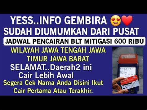 Informasi Penting Terbaru Besok Sabtu Tgl Februari Jadwal Cair