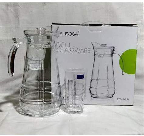 Delisoga Water Set 1 7ltr Jug And 6pc Glasses 278ml Price From Jumia In Kenya Yaoota