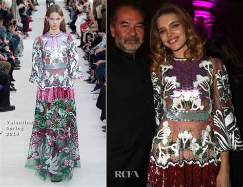 Natalia Vodianova In Dundas Valentino Naked Heart Foundation Dinner