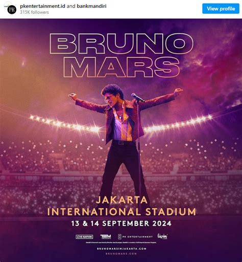 Fix Bukan Prank Lagi Bruno Mars Siap Sapa Fans Indonesia September Nanti