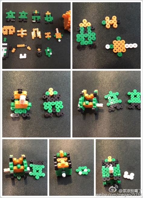 1251 Best Images About 3d Perler Beads Design On Pinterest Perler