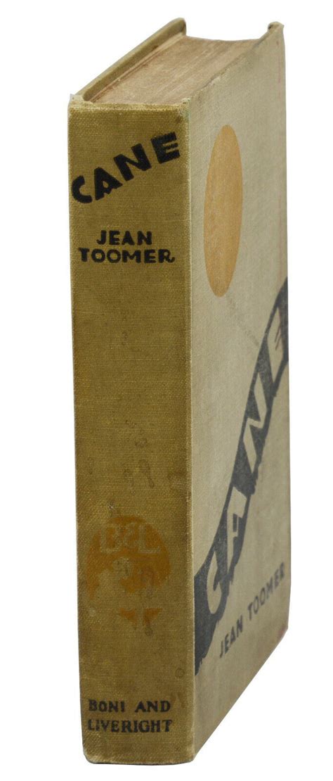 Cane by Toomer, Jean; Waldo Frank [Foreword]: Very Good (1923) First Edition. | Burnside Rare ...