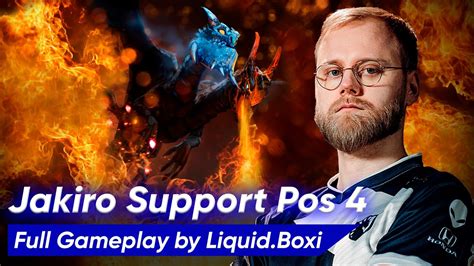 Boxi Jakiro Soft Support Pos B Dota Pro Gameplay Youtube