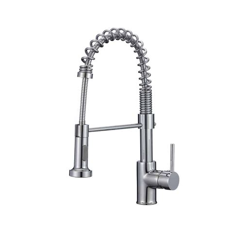 Pull Down Spray Kitchen Faucet With Dual Function Spray Head