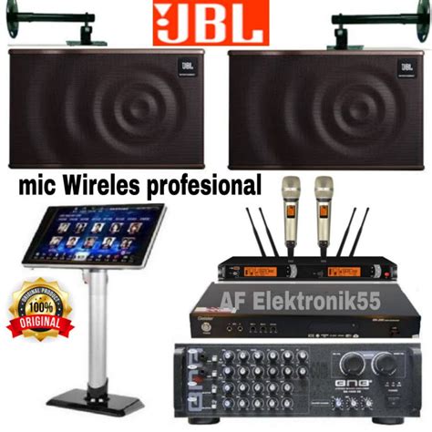 Jual Paket Sound System Karaoke Set JBL Speaker RM 10 Ampli BMB