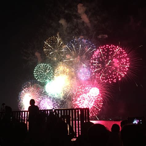 Traditional fireworks in Biwako lake | Kyoto Family Photo