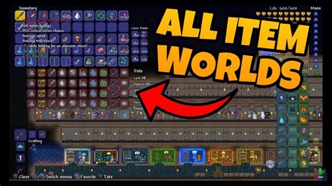 Updated How To Join Terraria All Item Worlds Youtube