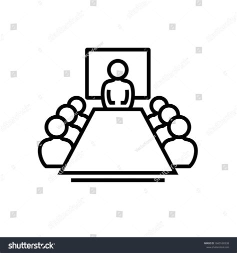 Meeting Agenda Line Icon Concept Sign Stock Vector (Royalty Free) 1660160338 | Shutterstock