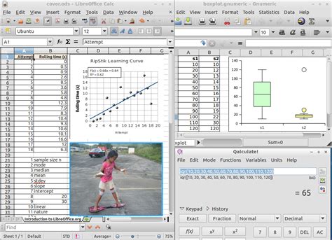 Introduction To Statistics Using Calc