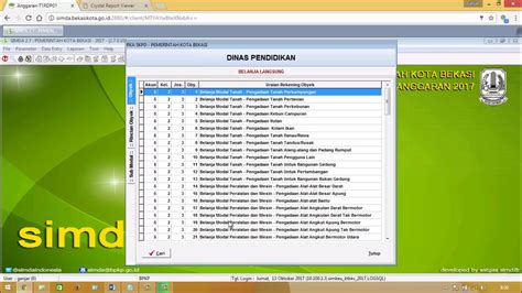 Tutorial Simda Keuangan Mengisi Rka And Cetak Laporan Melalui Simda