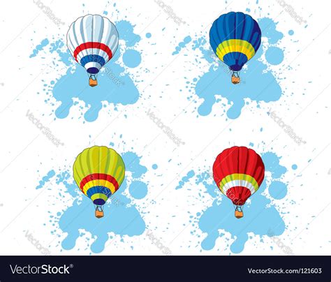 Hot Air Balloon Royalty Free Vector Image VectorStock
