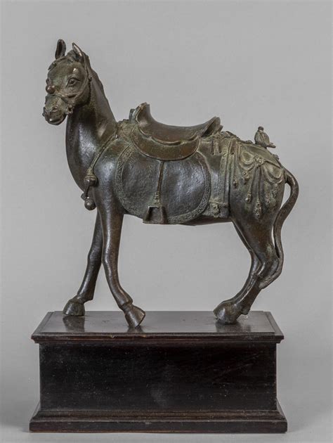 Cavallo Scultura In Bronzo A Patina Scura BOETTO ArsValue