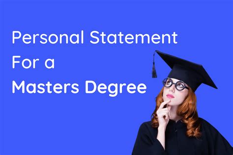 How To Write Masters Personal Statement In