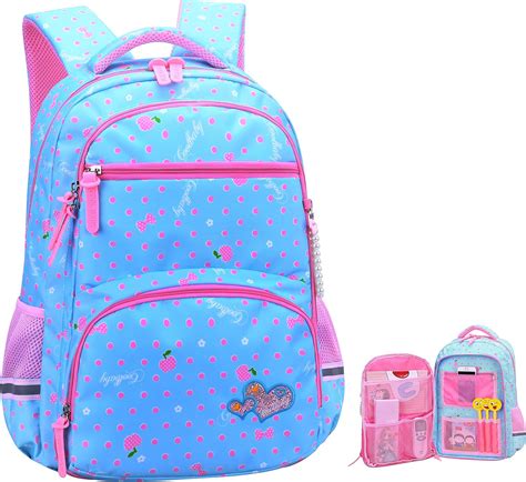 Amazon Girls Backpacks For Elementary Polk Dots School Bag For