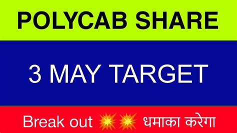 Polycab Share 3 May Polycab Share Latest News Polycab Share News