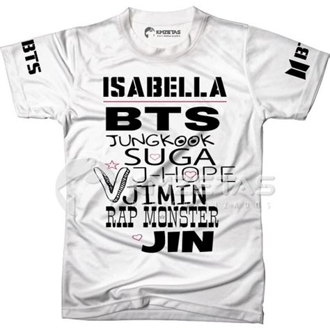 Blusa Bts Kpop Love Yourself Camisa Camiseta Personalizada Elo7