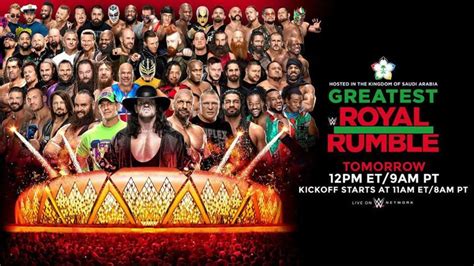 Wwe Greatest Royal Rumble Horario Cartelera Y C Mo Verlo En Vivo